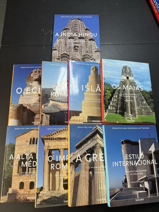 Coleção 9 Livros: Arquitectura Universal das Taschen