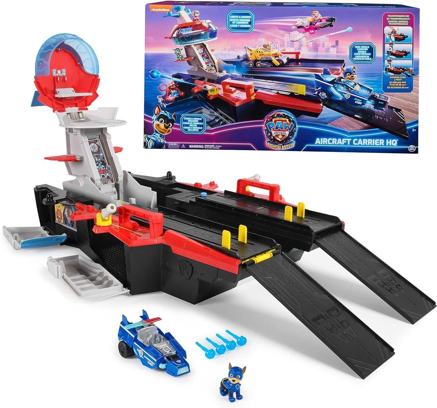 Paw Patrol: The Mighty Movie, Aircraft Carrier HQ