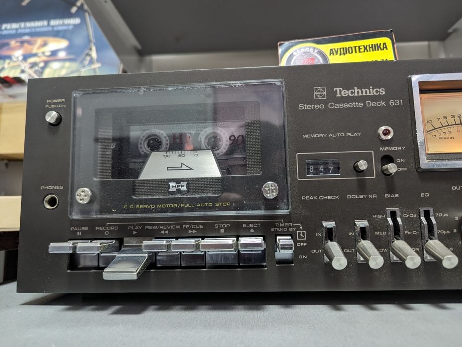Technics RS-631. Stereo Cassette Deck. Memory! Timer! Вес 8кг. JAPAN
