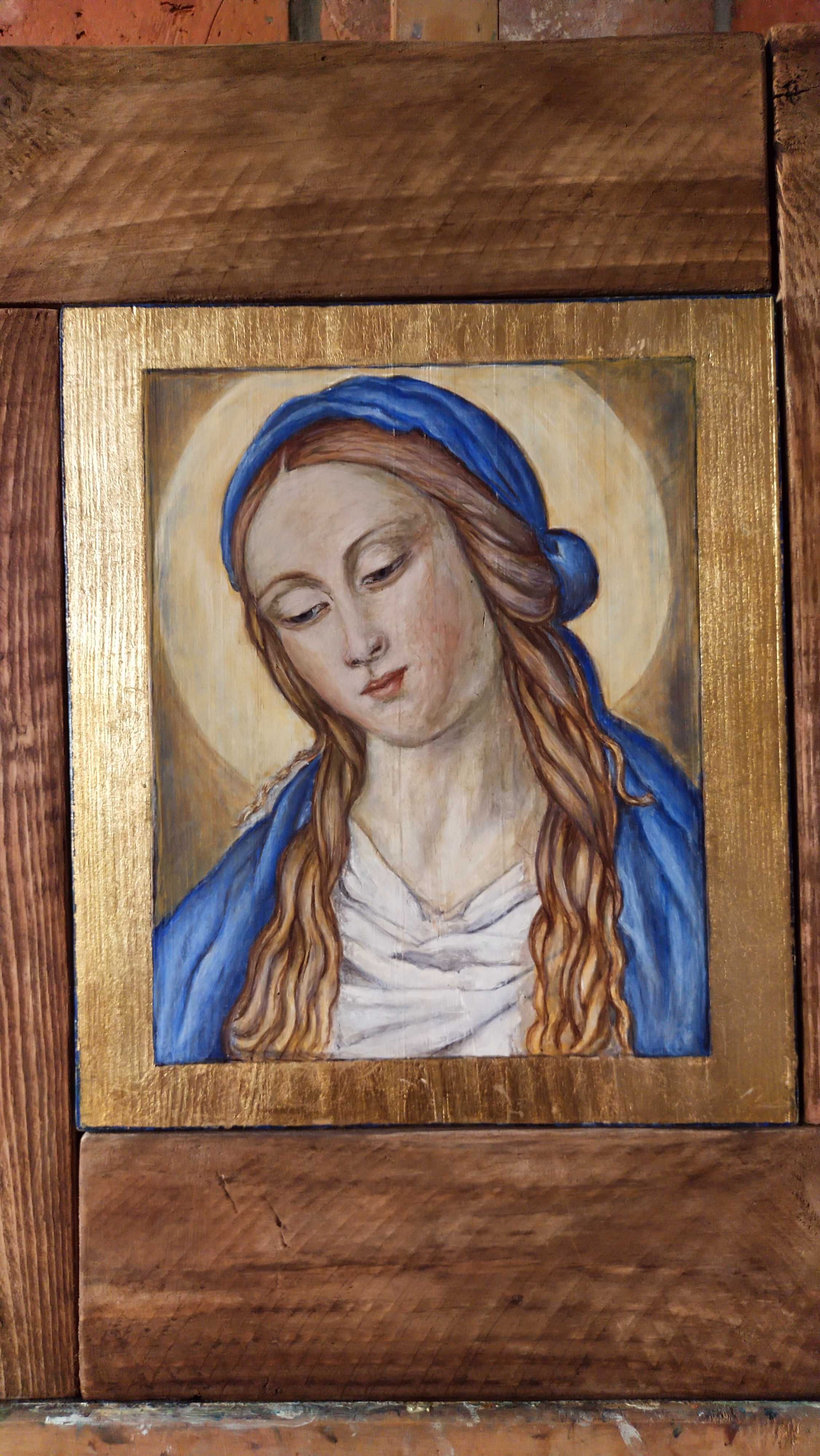 Ikona pisana Maria 45x50