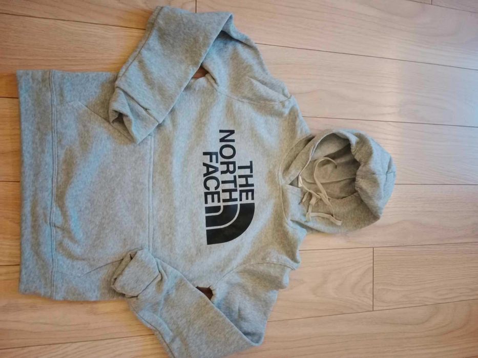 Bluza z kapturem szara 164