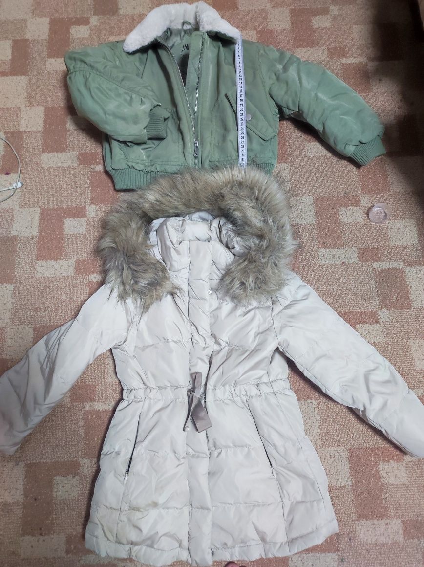 Продам куртки Zara на дівчинку 4-6