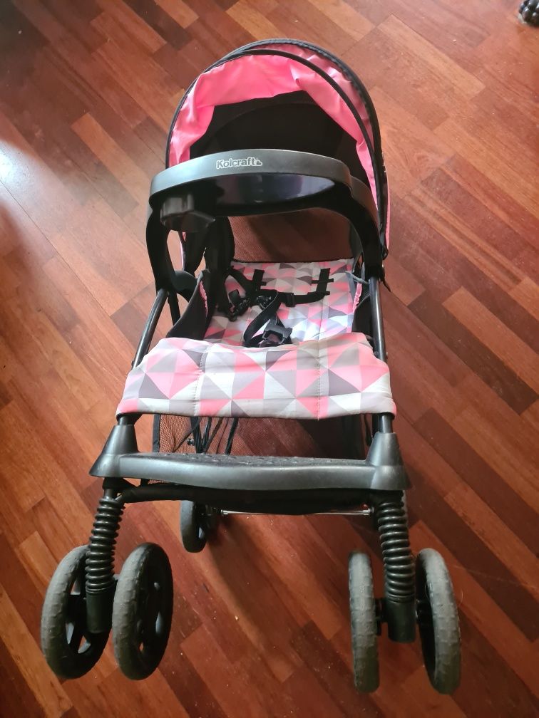 Детская коляска Cloud Sport Lightweight Stroller, Coral, Girl (USA)