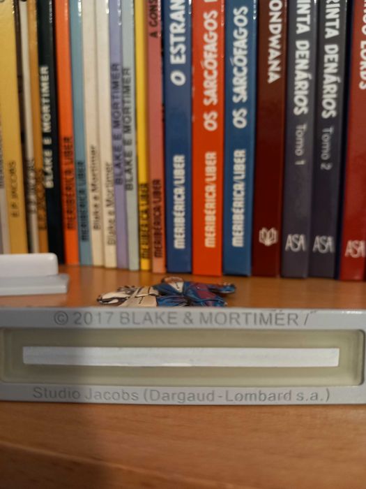 Figura de metal "Blake e Mortimer", Cheikh Abdel Razek, 2017