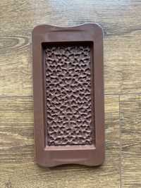 Силіконова форма для плитки шоколаду з сердечками