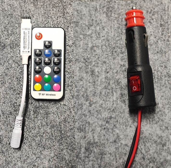 SCANIA Orzeł  Lustro LED  na tylną ścianę, nad łóżko S01-Multikolor