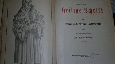 Stara biblia wydanie po niemiecku