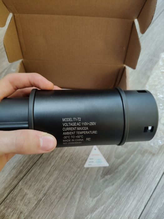 Адаптер перехідник type 2-type 1,type 2-gbt type 1-gbt,Тесла ccs2 тип2