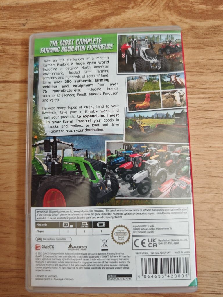 Farming simulator Nintendo Switch