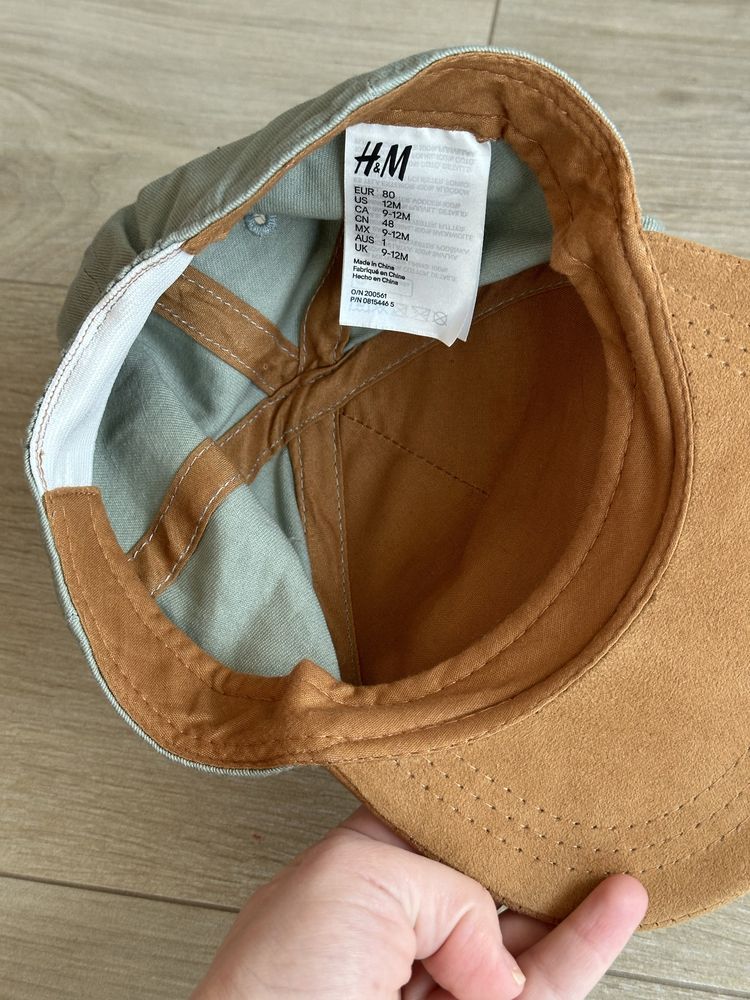 Kurtka wiatrówka & czapka z daszkiem H&M r.80(12m)