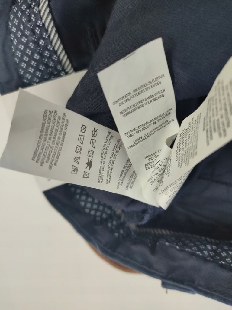 Denim co Spodnie granatowe męskie Bawełna r. W32 L34