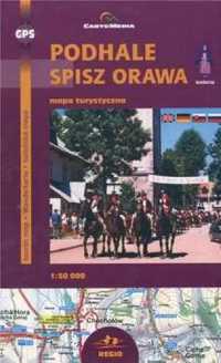 Podhale Spisz Orawa Mapa turystyczna 1:50 000