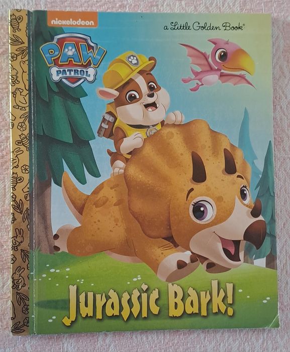 Livro da Paw Patrol, Jurassic Bark em Inglês