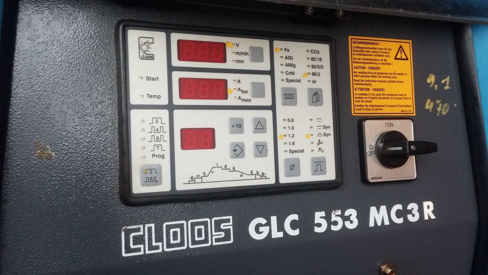 Spawarka Cloos GLC 550 A Mc3 MIG/MAG 550A! Puls Synergia! OKAZJA