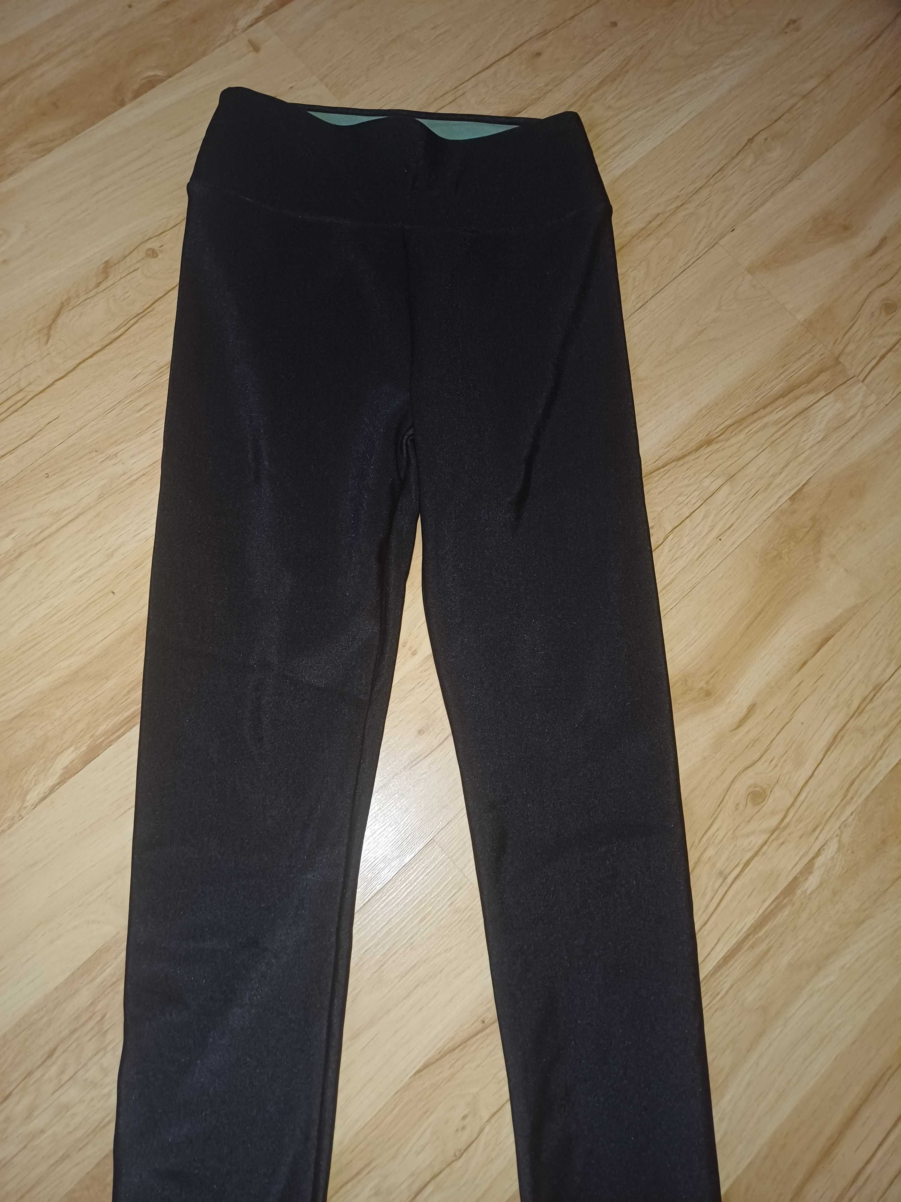 Legginsy czarne ocieplane nowe s,m