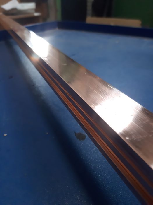 Szyna Cu 379A 30x5mm długość 2m