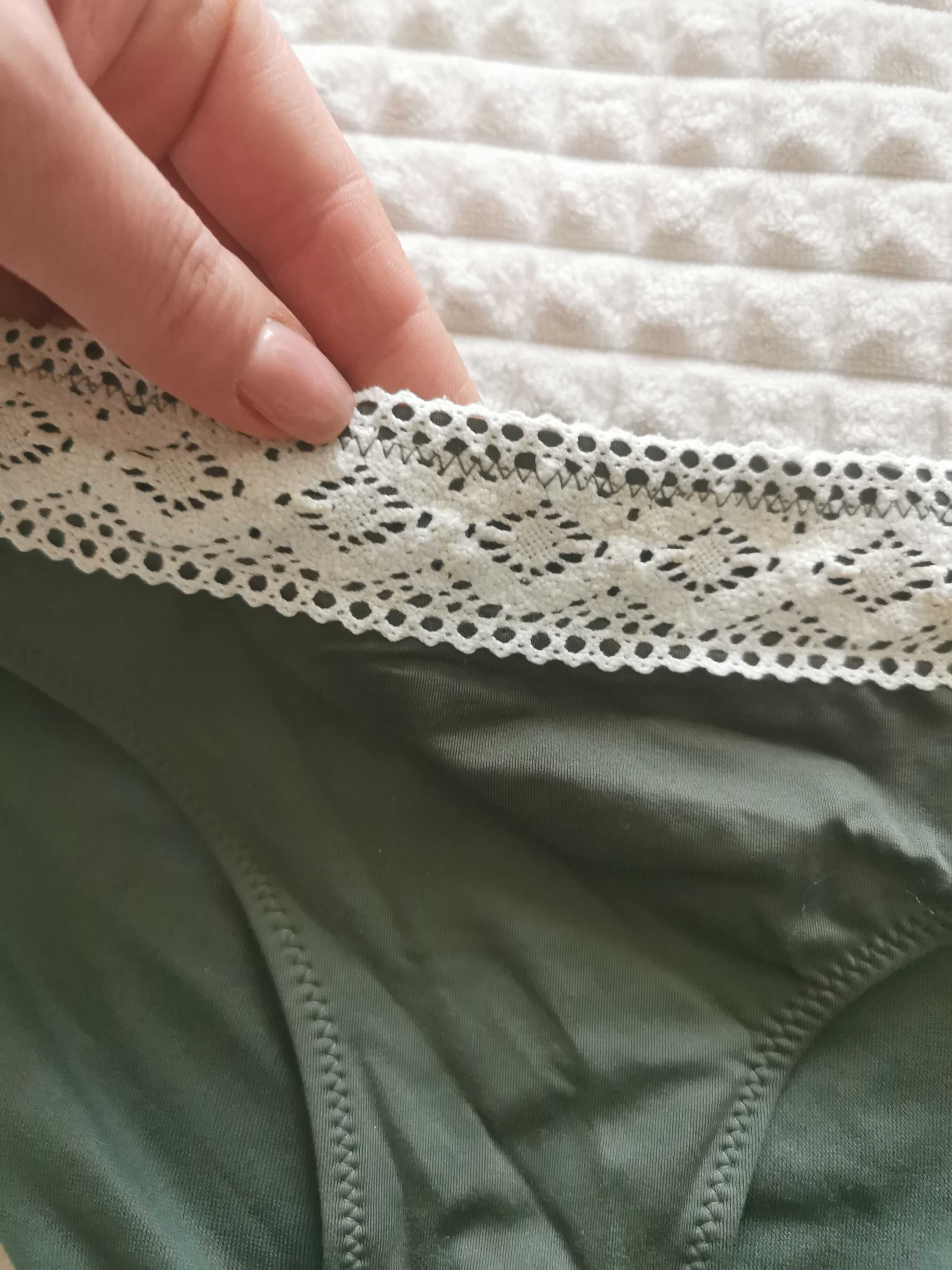 Bikini strój kąpielowy zestaw s m 36 38 butelkowy intimissimi primark