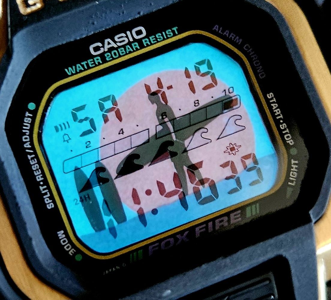 Hit! DW-8160 Foxfire Endless Summer vintage-G Casio G-shock 1995