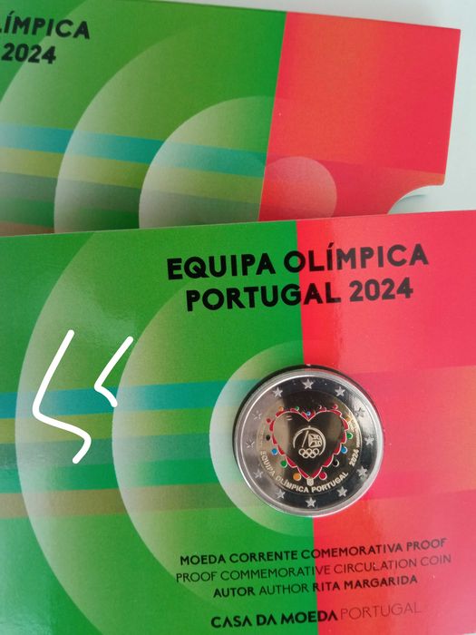 2€ Proof Jogos Olímpicos 2024