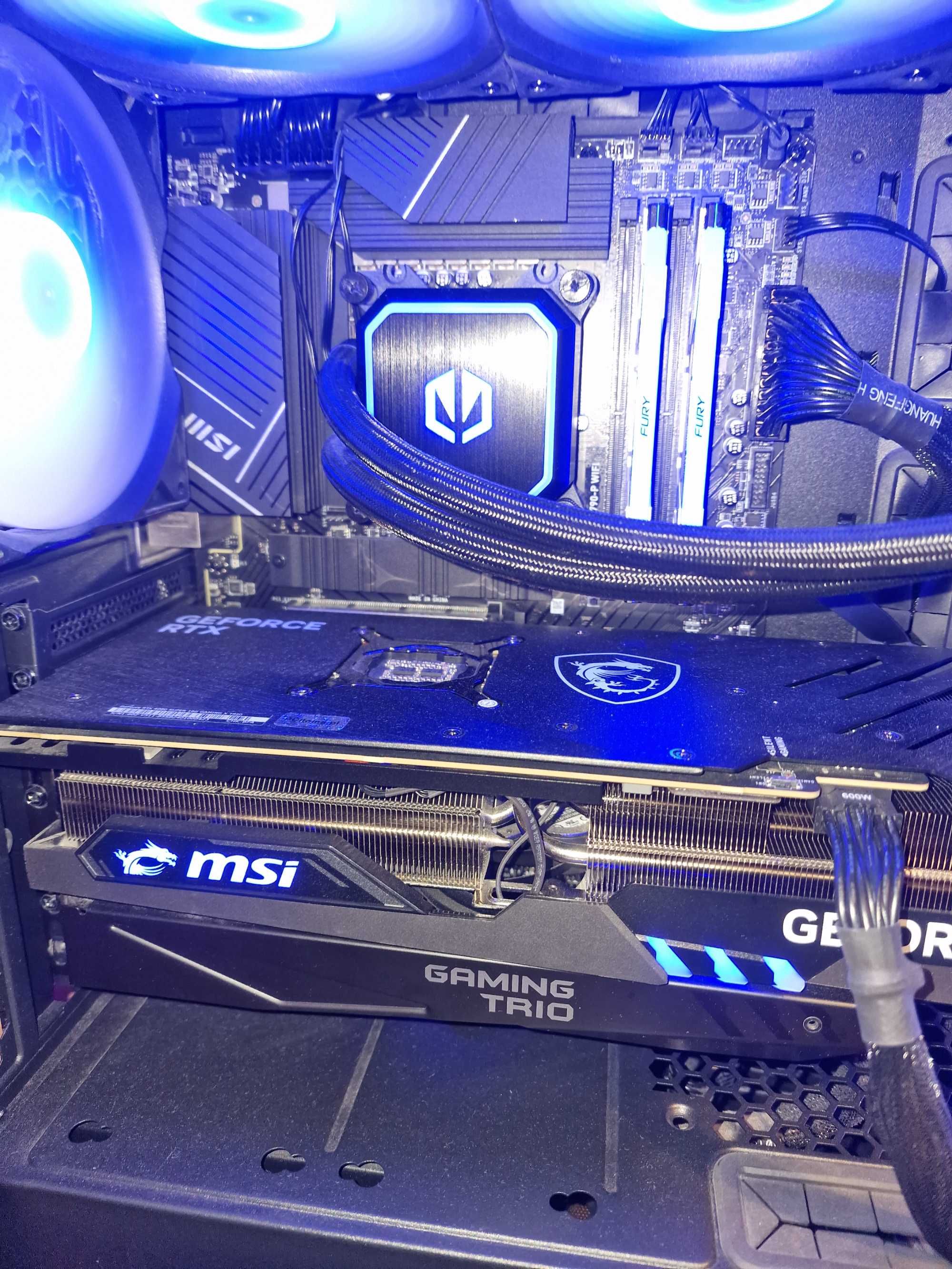 Intel i7 13700k + 32 GB Ram DDR 5 + Płyta  MSI PRO Z790 - P WIFI DDR 5
