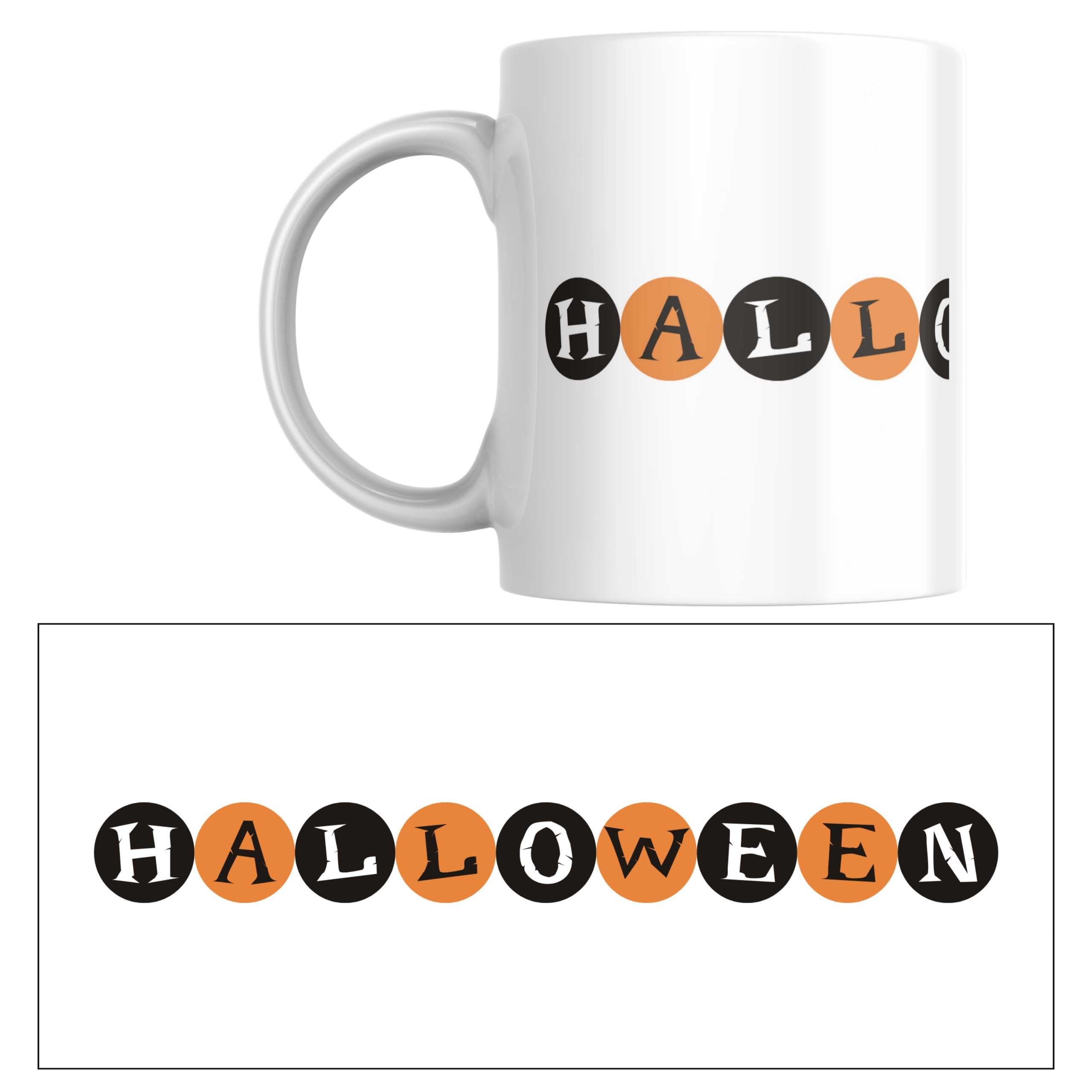 Kubek Halloween prezent jesień napis