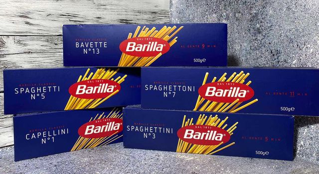 Макарони Barilla №1,3,5,7,13
Вага 500 грам