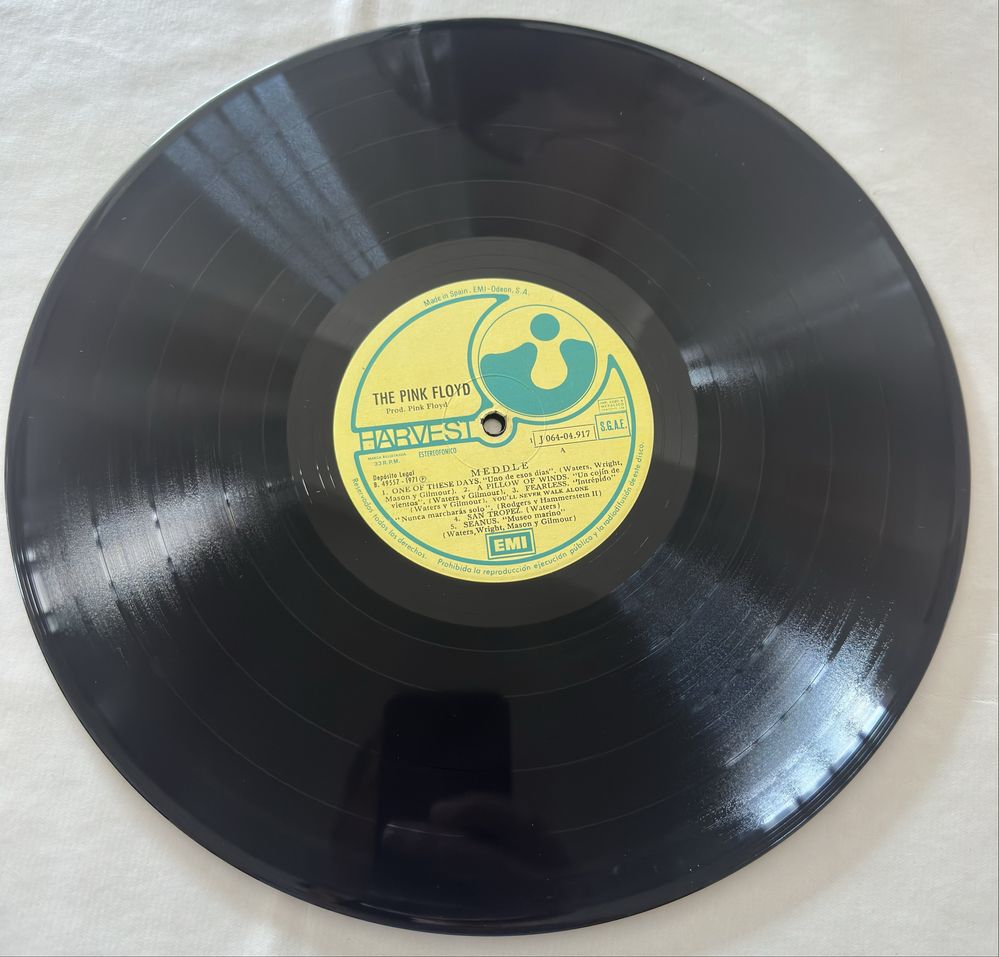 LP Meddle Pink Floyd 1971