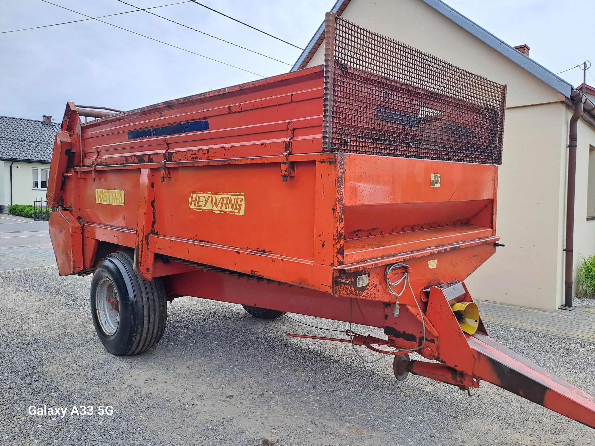 Rozrzutnik obornika HEYWANG 7 TON /leboulch/joskin/jeantil/warfarma