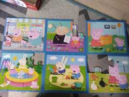 Puzzle Peppa 6 sztuk