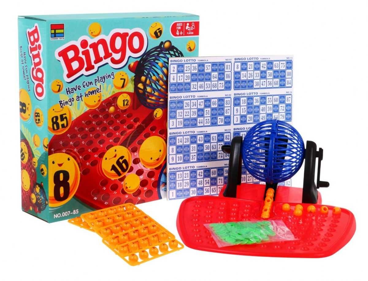 Rodzinna Gra Logiczna Bingo Kołowrotek dla dzieci