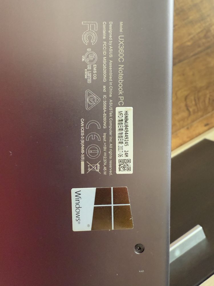 Laptop Asus UX360C Notebook PC