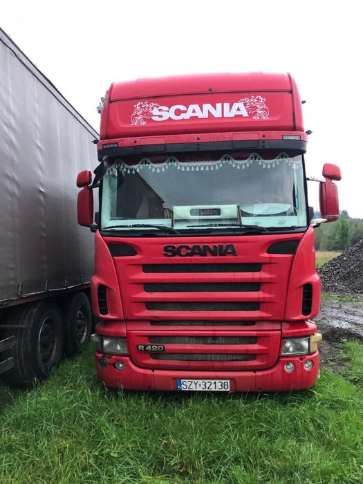 Scania r420 czerwona