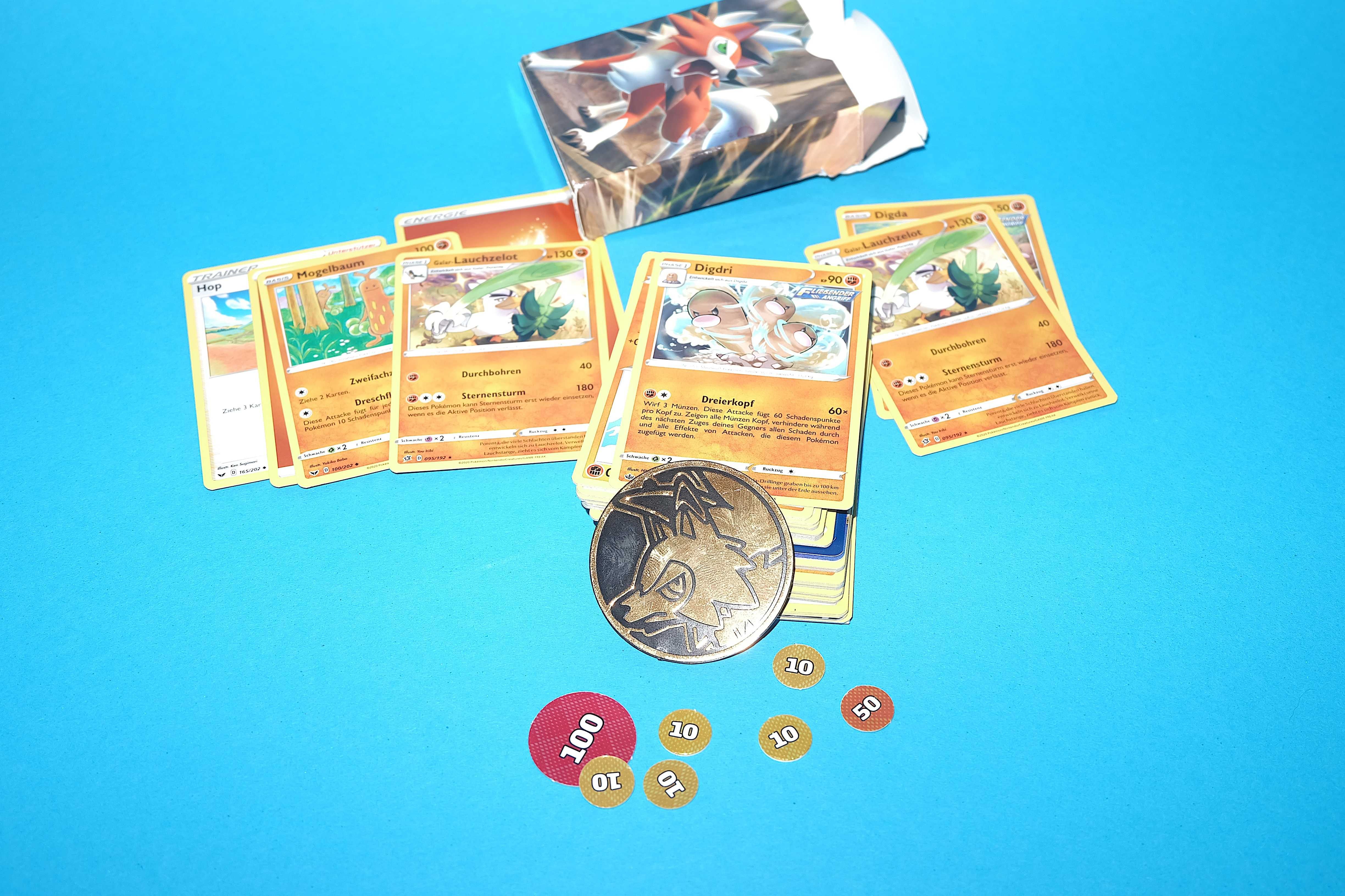 Стартовая колода Pokemon "Lycanroc V Battle Deck" карточная игра