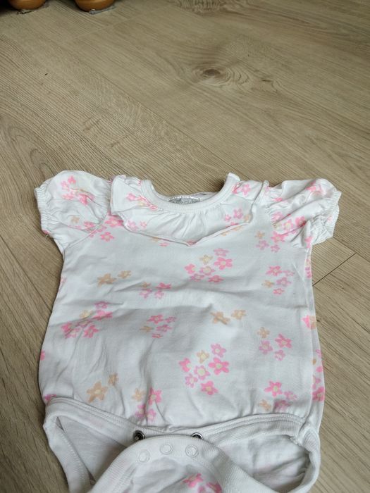 Body z krótkim rękawem 56 cm
