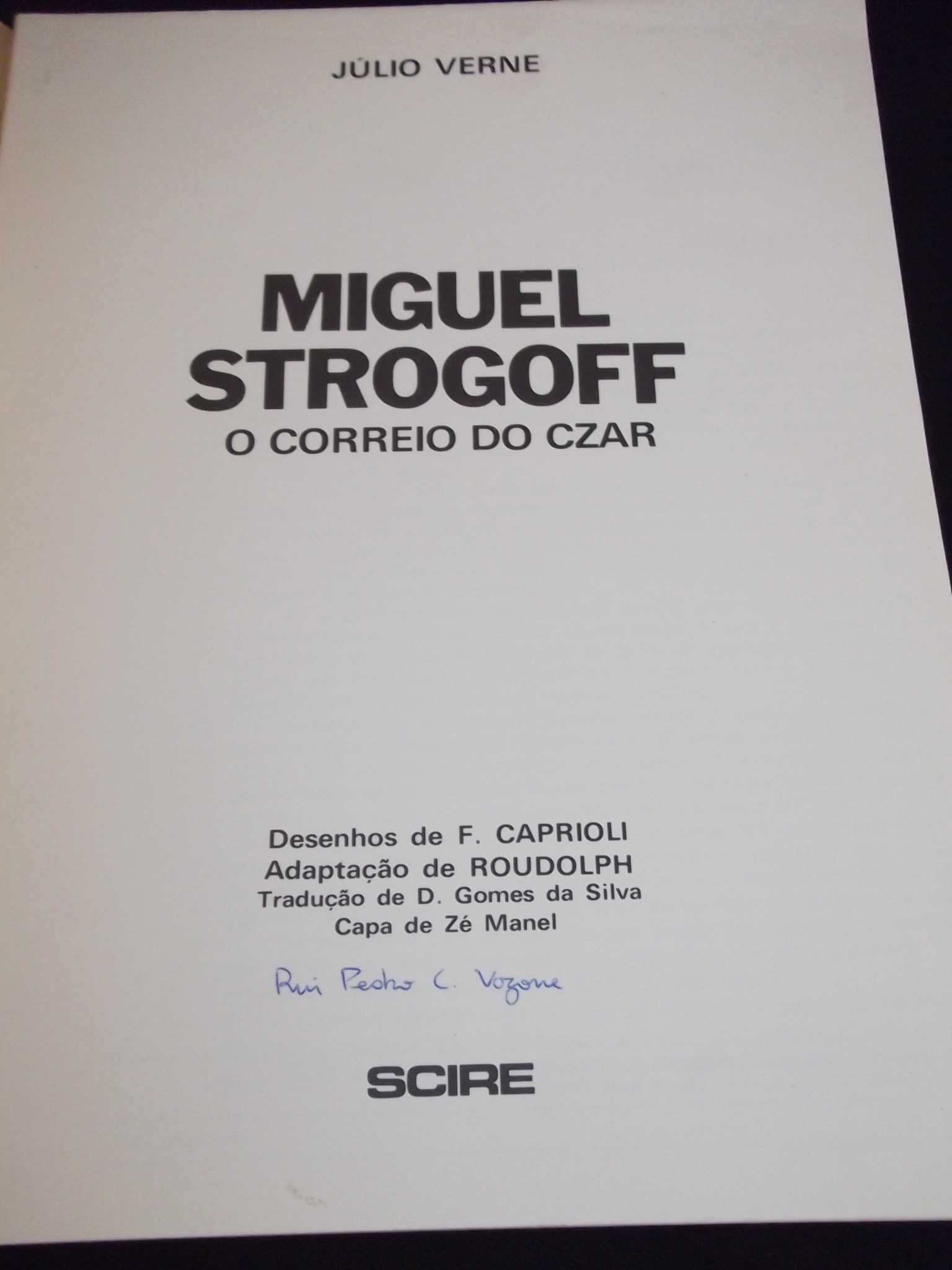 Livro BD Miguel Strogoff O Correio do Czar Júlio Verne