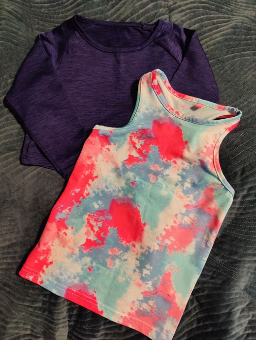 Sportowy komplet top+krótka bluza ok 122