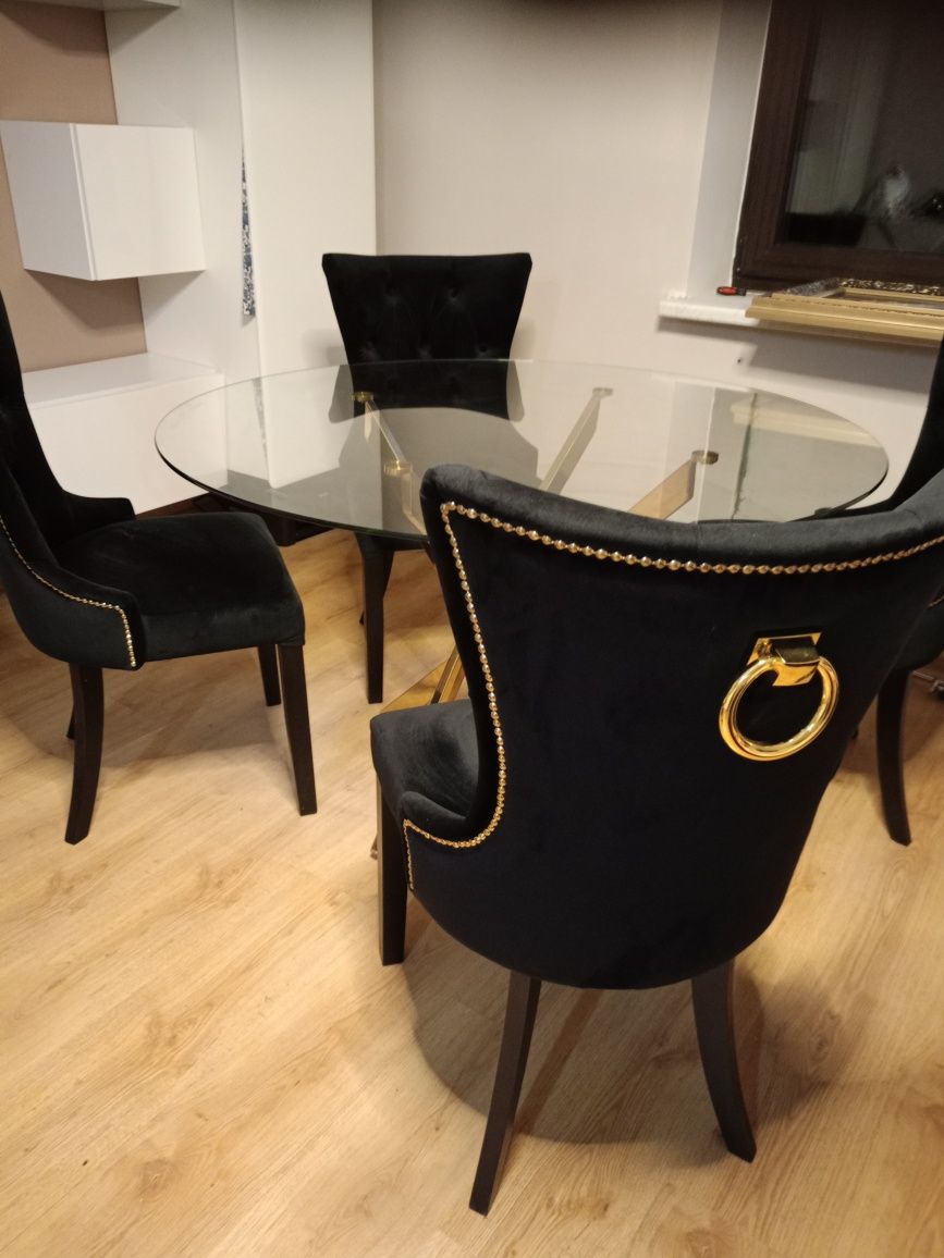 Sprzedam stół i stołki Glamour
