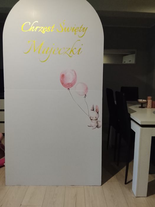 Ścianka balonowa na chrzest