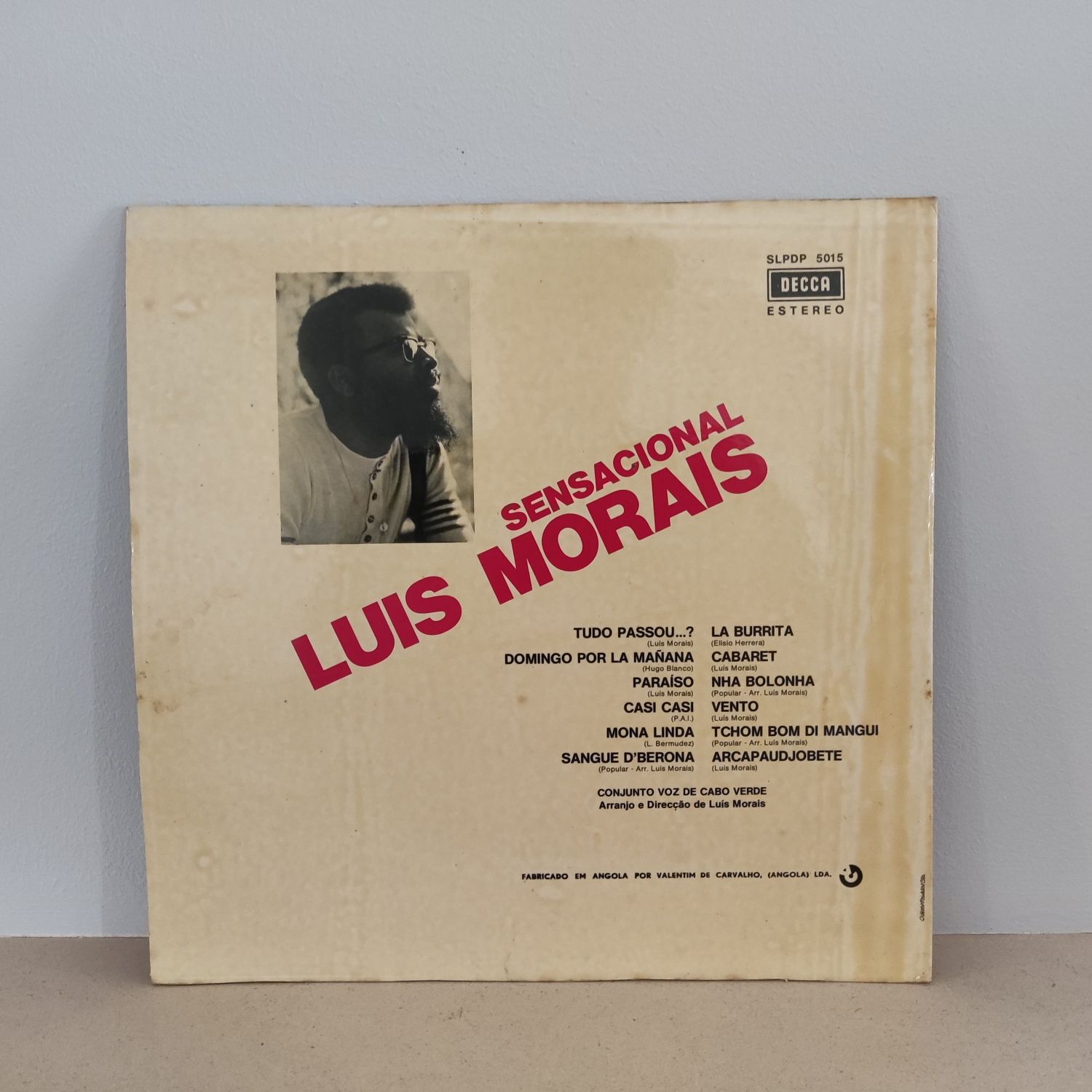 Luis Morais - Sensacional (Cabo Verde) Disco de Vinil (vinyl)