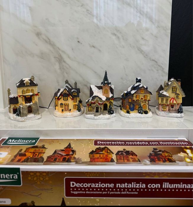 Домики с подсветкой рождество новый год