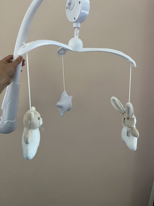 Мобіль chicco my sweet doudou, мобіль на ліжечко, карусель дитяча