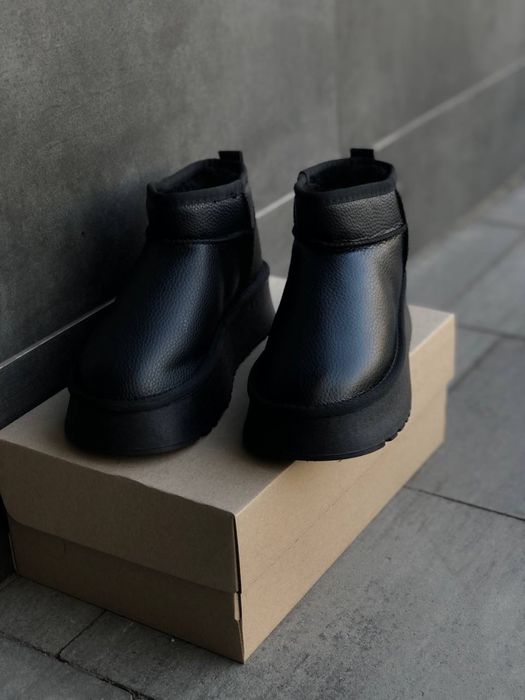 Размер 41 Скидка! UGG Australia Кожаные Угги на платформе Угі Уггі Уг