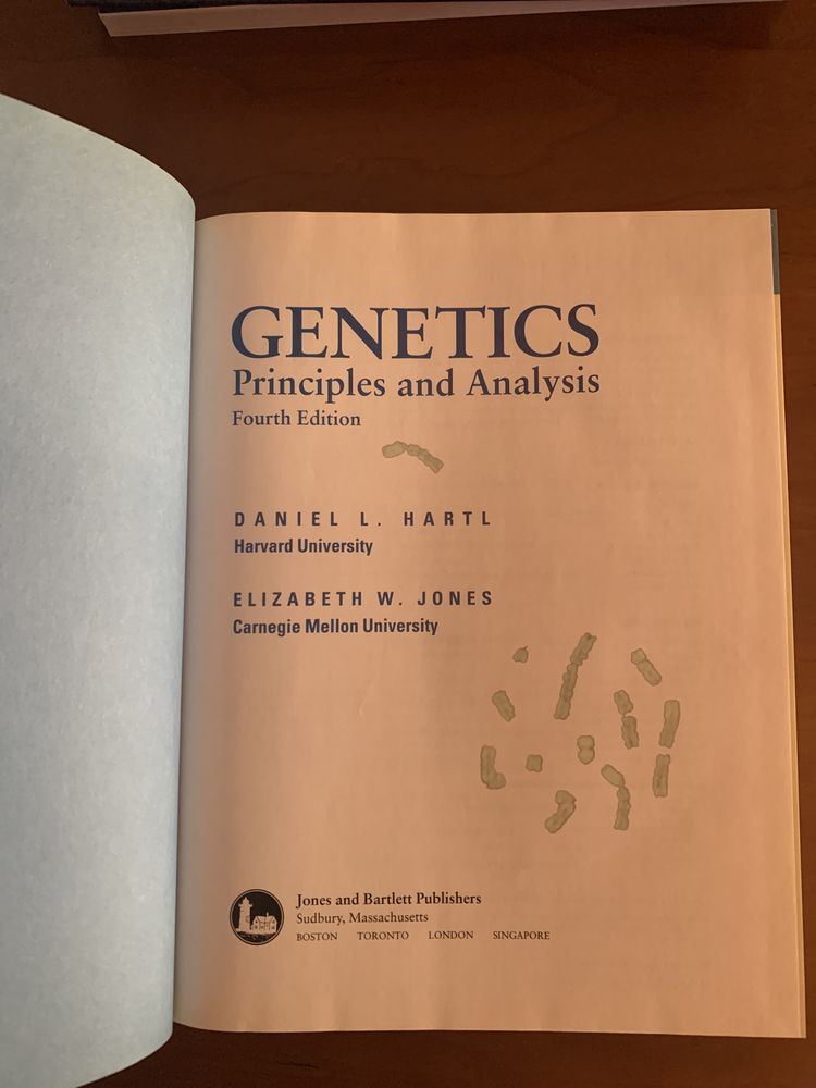 Livro Genetics-Daniel L. Hartl, Elizabeth W. Jones