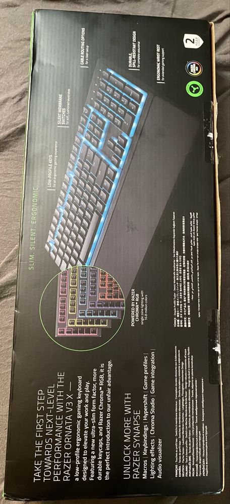 klawiatura razer ornata V3 x