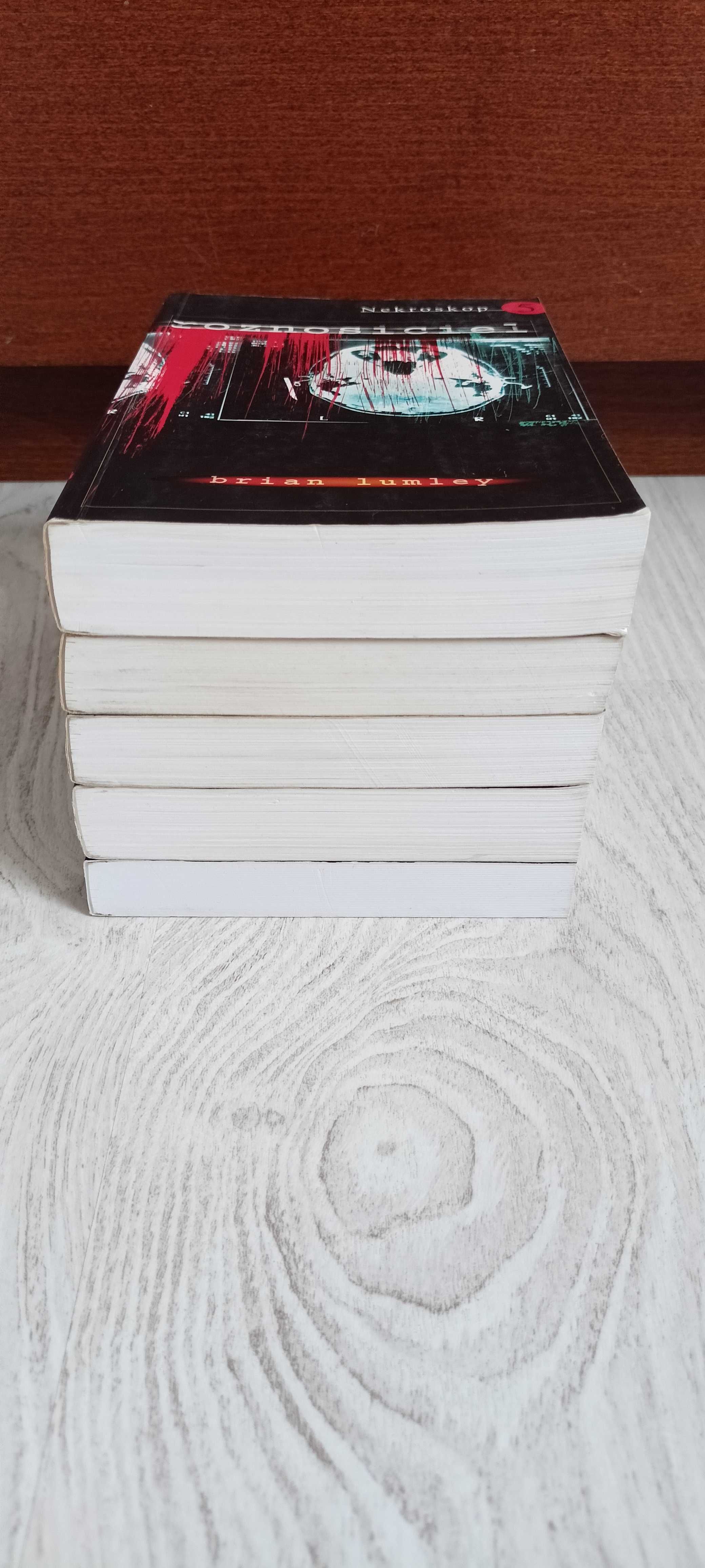 5x Brian Lumley NEKROSKOP Wampiry Źródło Mowa umarłych Roznosiciel