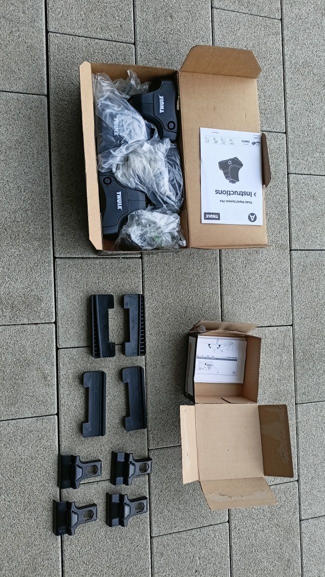Zestaw bagaznik Thule 1656 + 754 Jeep Grand Cherokee WK2 Dodge Durango