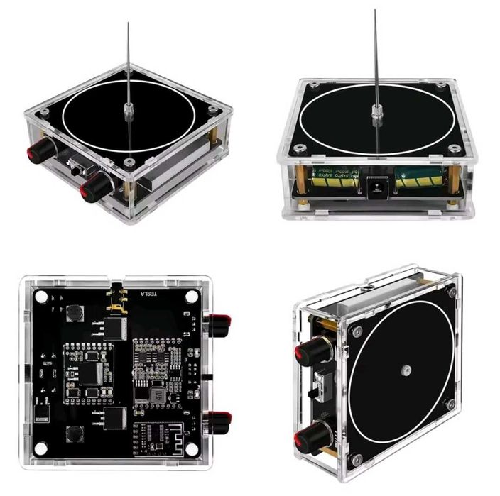 Музична Котушка Тесла Колонка з Bluetooth, генератор блискавок