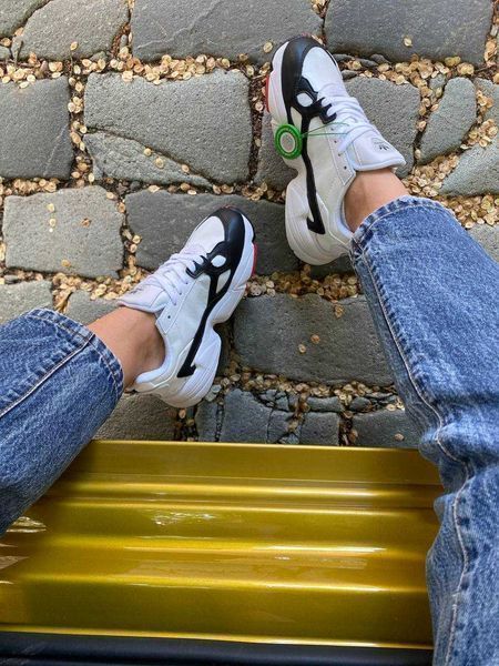 Кроссовки Adidas Falcon White/Black/White |  x1