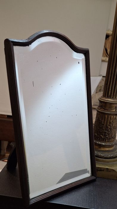 Espelho de toilette em pau santo século XIX, com vidro bisotado