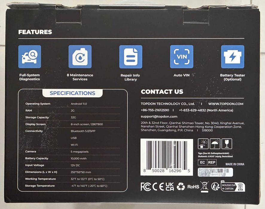 Tester diagnostyczny TOPDON ARTIDIAG900 LITE STAN IDEALNY  jak nowy!!!